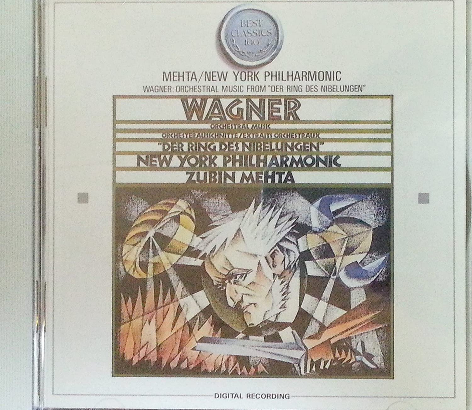 

CD RICHARD WAGNER - Wagner: Orchestral Music Collection 30DC730 CBS/Sony 1986 Japan Classical Used