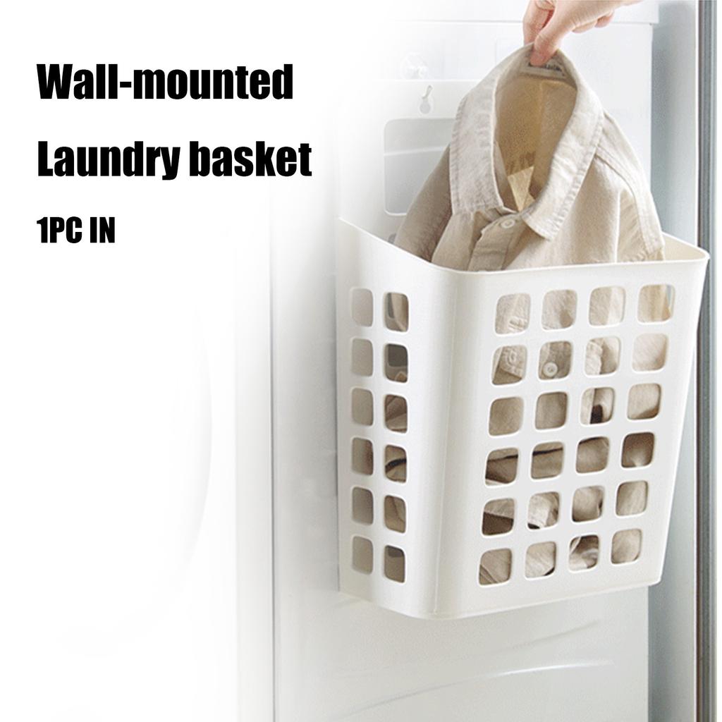 Household Dirty Clothes Basket Dirty Clothes Storage Basket Dirty Clothes Basket Wall-mounted Bathroom Toilet Wall-mounted Laundry Basket