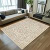 Vintage Floral Pattern Area Rug Soft Durable Non Slip Washable Floor Mat for Living Room Bedroom Dorm Apartment Home Decor