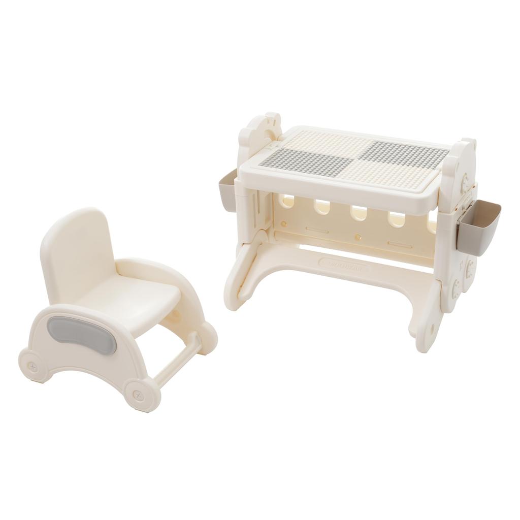 Bílá dětská židle k psacímu stolu učební stůl blok děti mini s k narozeninám studium skandinávský studijní stůl malíř dárek [Stůl a židle, + Šedá] sada, židle,