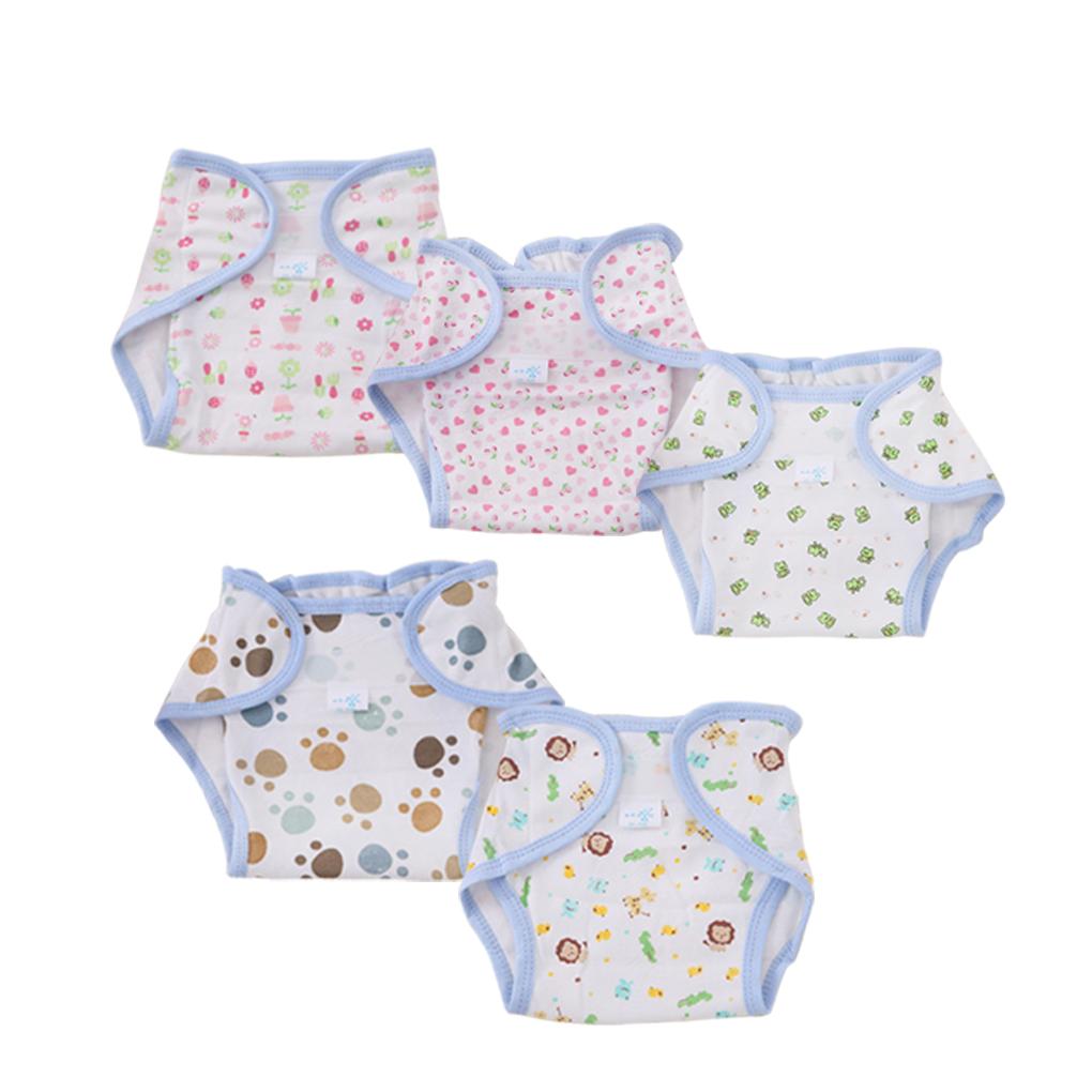 Baby Infant Toddler Waterproof Training Pants Cotton Changing Nappy Cloth Diaper Reusable Washable