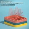 Household Kitchen Foldable Pot Lid Rack Plastic Spoon Holder Organizer Storage Pad Kitchen Storage Shelf Cookware Accessories