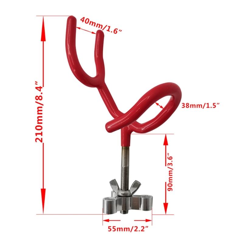 20 Degree Angles Fishing Poles Brackets Holder Sure Grips Poles Holder with Mounting Base Fishing Rod Holder for Boats Ship