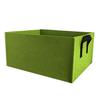 1Pcs Fabric Vegetable Platnter Home Garden With Handles Flower Rectangle Planting Container Grow Bag Nursery Pocket