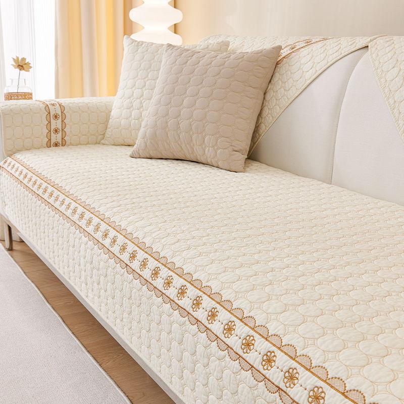 Sofa Cushion, Universal In All Seasons, Non-slip Seat Cushion, Fabric Leather, Sofa Cover Cover, Cloth Towel