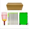 Fruit Picker Pole Tool2.4M3.2M4.0MStainless Steel Extension Pole with Fruit Grabber Basket,Lightweight Fruit Picking Equipment for Getting Apple,13 ft