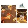 Christmas Fairy String Lights 10/20/40/80 LED Xmas Warm White Light with Santa Claus Tree Snowman Candy Cane Stockings for Indoor Home Party Decor