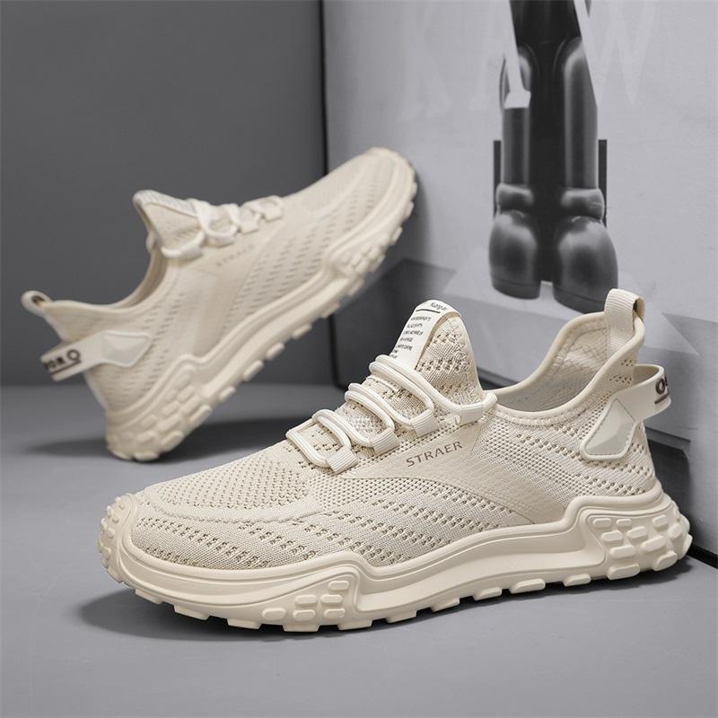 Fashion Casual Shoes for Men Sneakers No Slip Men Tennis Shoes Outdoor Comfortable Slip On Running Sneakers Breathable Mountaineering