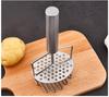 Stainless Steel Multifunctional Double-Layer Potato Masher Kitchen Gadget