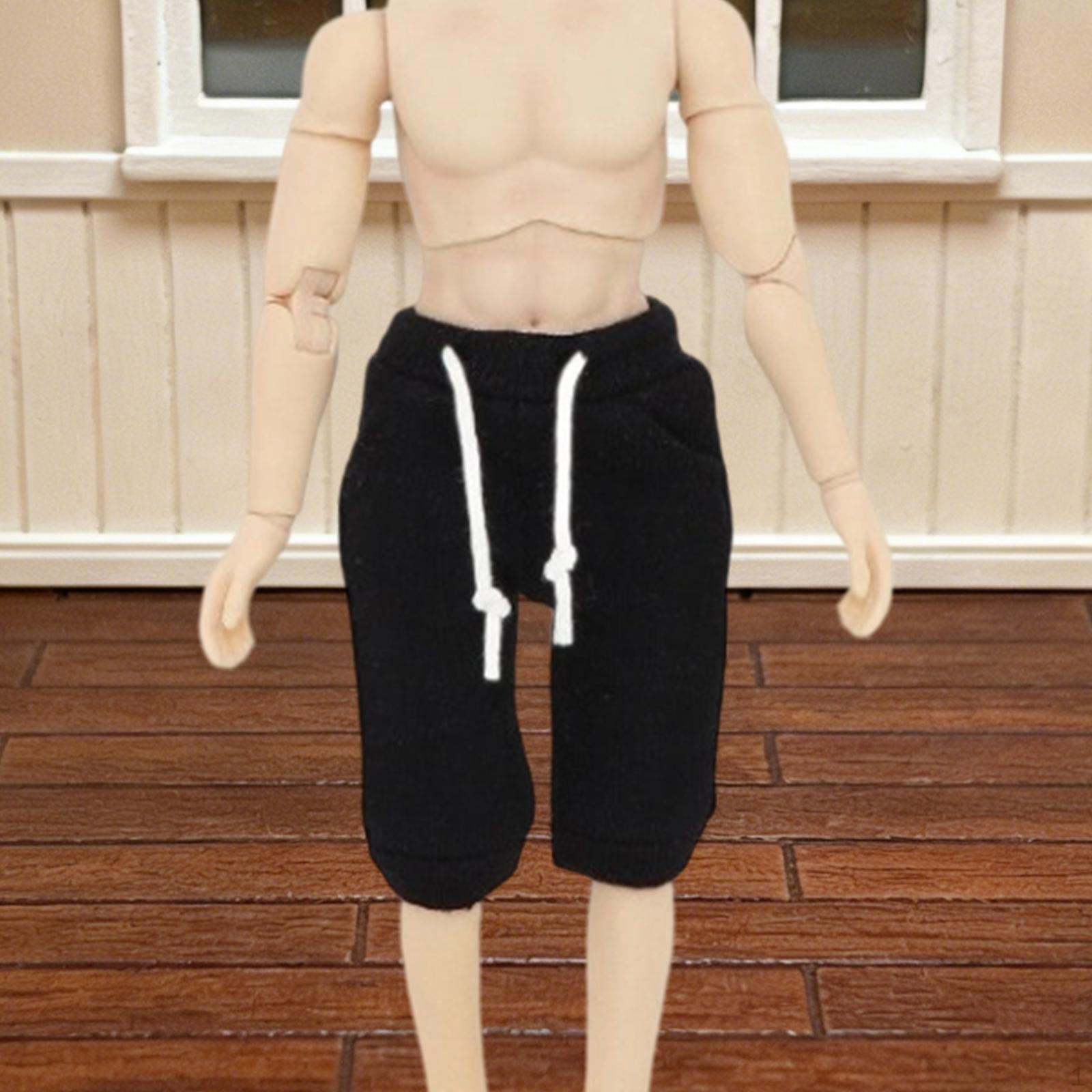 

1/12 Male Figure Clothes Clothing Fashion Casual Outfits Sportswear for 6inch Figures Body чорний