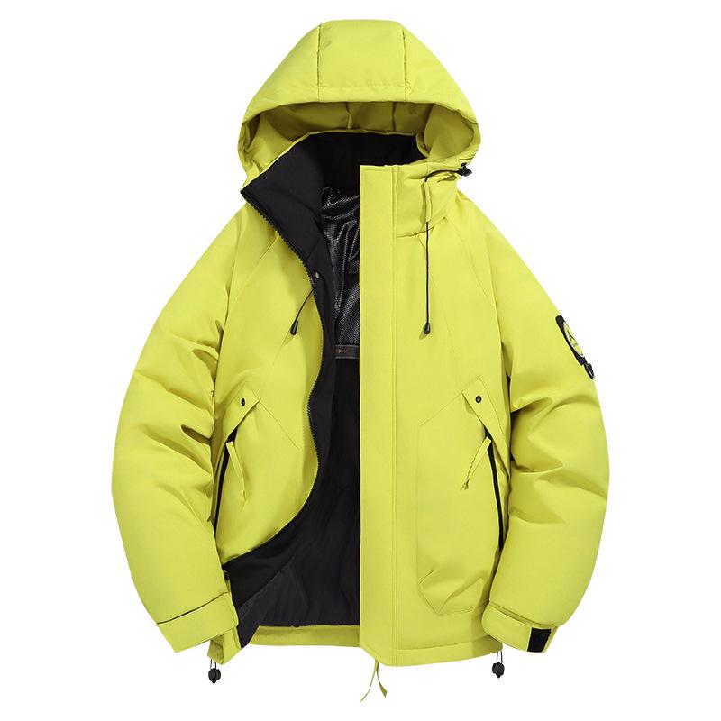 Men s Trendy Windproof Graphene Cotton Jacket - Warm, Thick, Outdoor Mountaineering Outerwear 3XL