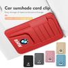 For Multifunctional Car Sun Visor Storage Bag Credit ID Card Holder Clip G30 G20 M3 M5 E91 E92 E93 E36 E70 X3 X4 X5 X1 E39