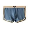 Plussize Men Fall New Solid Color Ice Silk Breathable Mid - Waisted Flat Angle Briefs