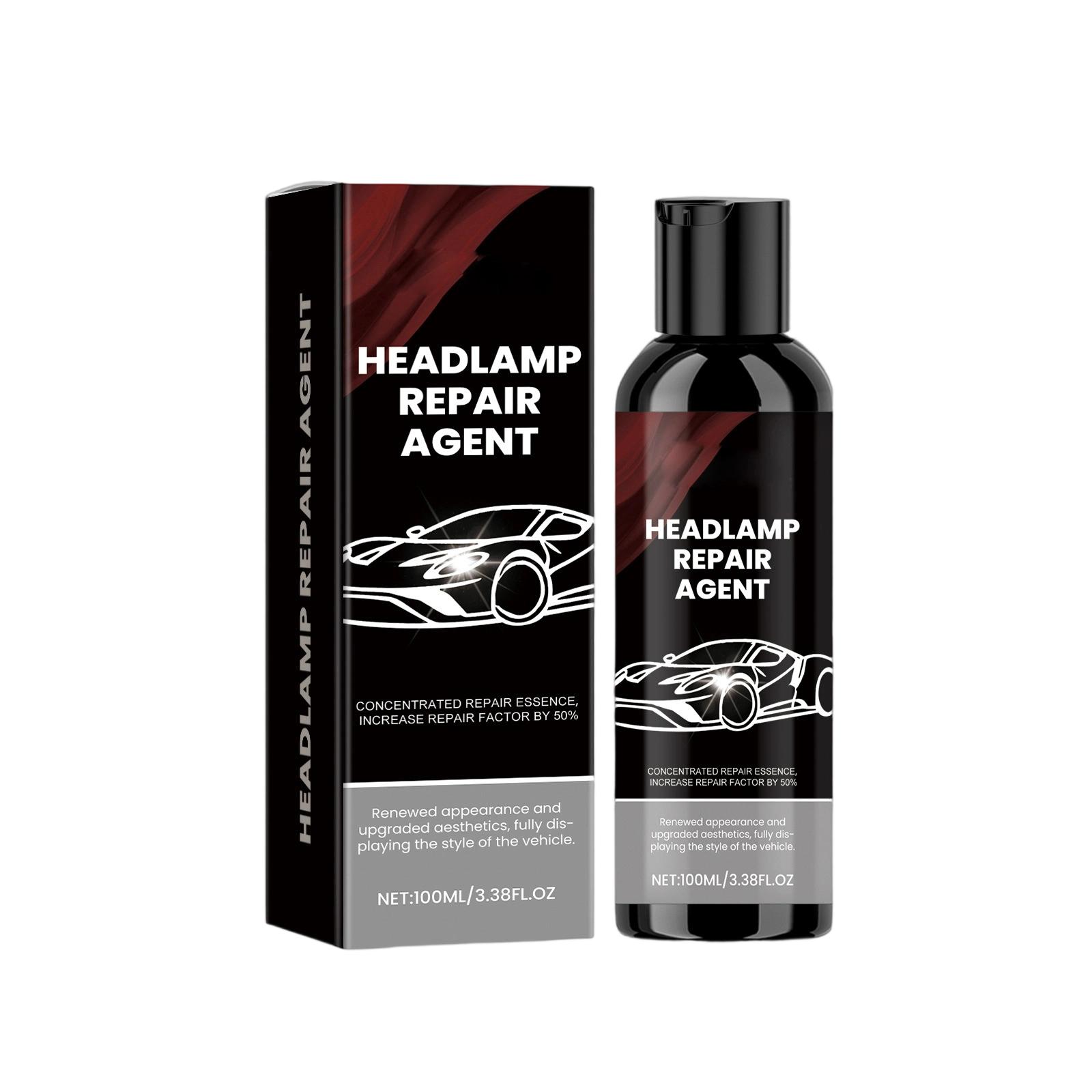 

Car Headlight Cleaner Car Headlight Maintenance Stain Removal Brightening Polishing Headlight Cleaner 100ML One Size