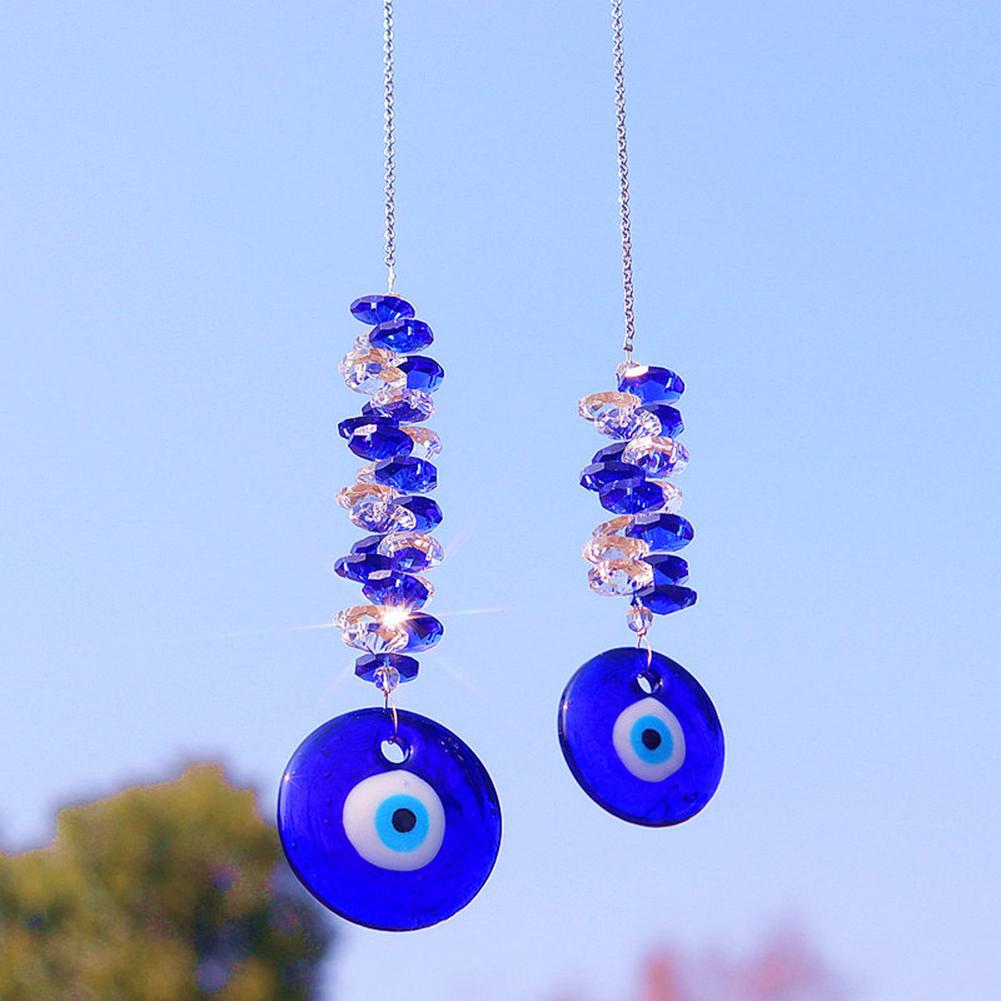 

Glass Gift Turkish Greek Kabbalah Car Home Amulet Car Ornaments Car Pendant Interior Accessories
