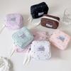 Polka Dot Sanitary Napkin Storage Bag Large Capacity Lipstick Key Portable Cosmetic Bag  Student