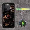 Spooky Scary Red Eye Phone Case For iPhone 17,16,15,14,13,12,11,Pro,Max,Plus,Mini,SE Magsafe Magnetic Wireless Charging