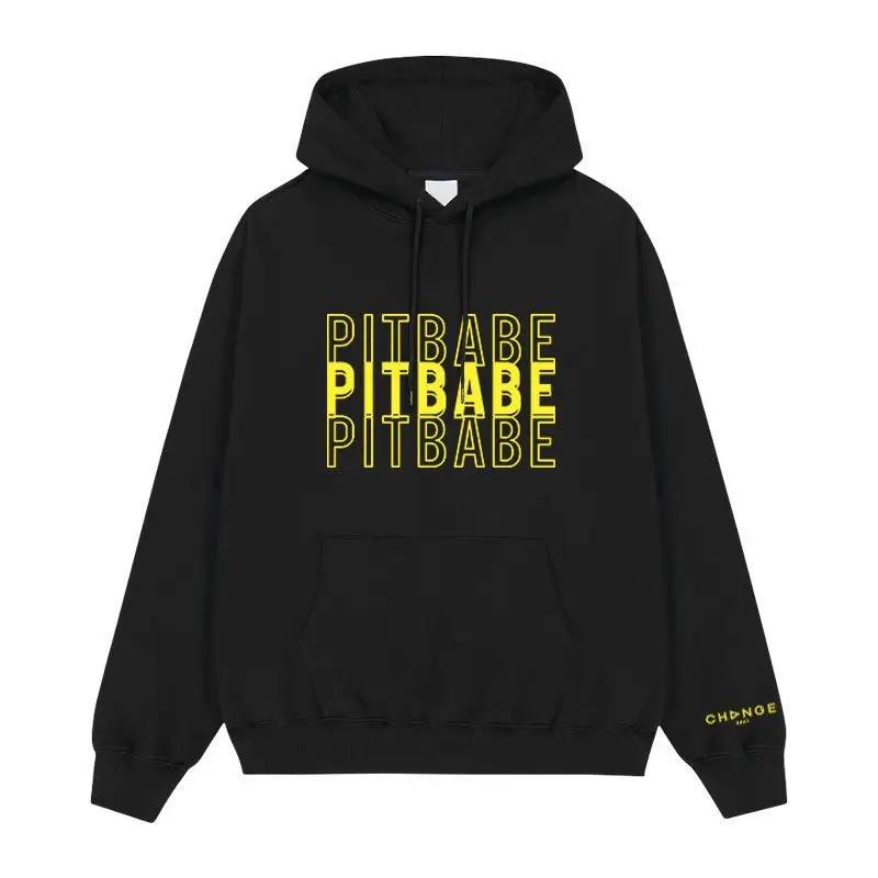 Pitbabe Pit Babe The Series Hoodie Women Men Harajuku Sweatshirt Y2K Streetwear Hip Hop Pullover Hooded Jacket Casual Tracksuit