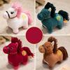 Letter Print Zodiac Horse Figurine Soft Stuffed Horse Stuffed Animal  Children Toys