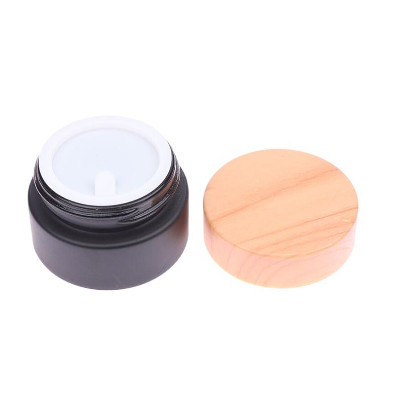 Empty Jars Frosted Glass Cream Jar Cosmetic Container With Lid 5-100G Glass Bottle Make Up Container Travel Cosmetic Jars