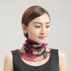 New Style Bib Women's Hedging Thin Sunscreen Veil Small Silk Scarf Neck Guard Mask Women Gauze Scarf with shining