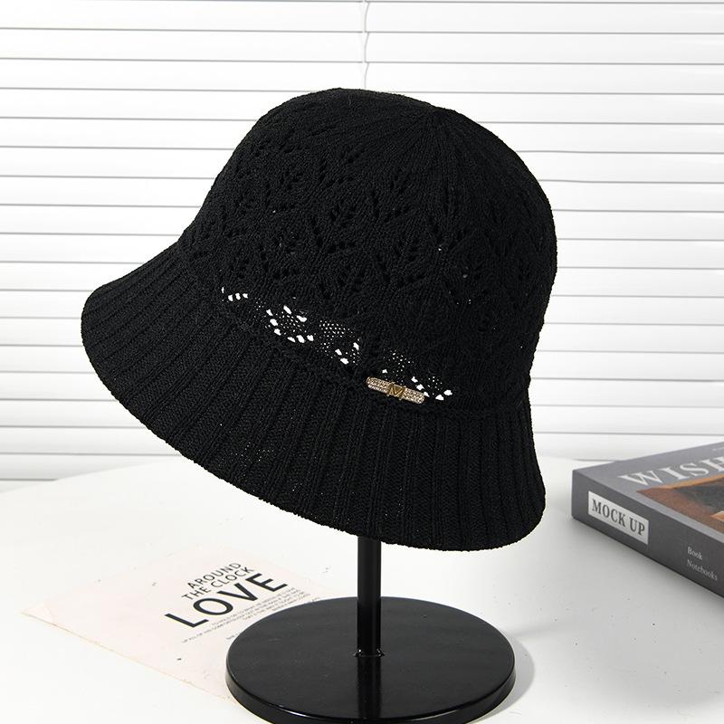 Breathable Hollow Straw Sun Hat for Women, Spring and Summer Outdoor Travel Sun Protection Hat, Korean Style Wide Brim Versatile Beach Hat