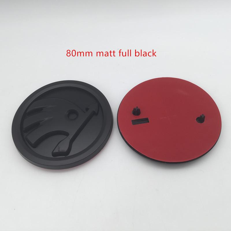 

1pcs 3D 90mm 80mm for SKODA Car Front Grille Head Hood Bonnet Emblem Rear Tail Bumper Trunk Sticker Badge Styling Accessories
