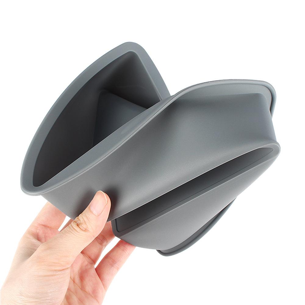 Formă pătrată din silicon de 8 inch pentru torturi, pâine DIY, patiserie, prăjituri la abur și tavă de copt ușor de demontat pentru cuptor de casă