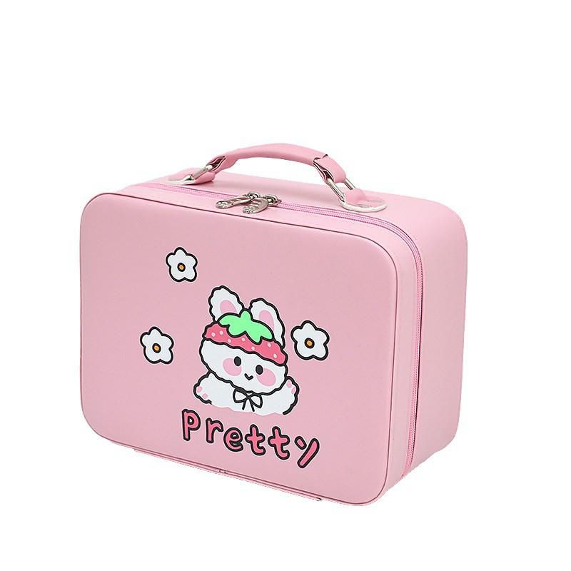 Cartoon Cosmetic Cassette Beautiful Women's Cosmetician Fashion Large Capacity Organizer Women's Storage Bag Cosmetician Bag | Cosmetics & Cases