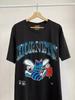 Vintage Charlotte Hornets Logo kurzärmlig Klassischer Stil T-Shirt Herren Damen