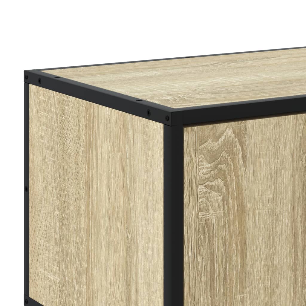 TV Stand in Sonoma Oak Finish 210 x 35 x 41 cm Particleboard
