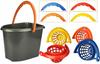 Mop Bucket with Wringer, Mix of Colors, 10 L