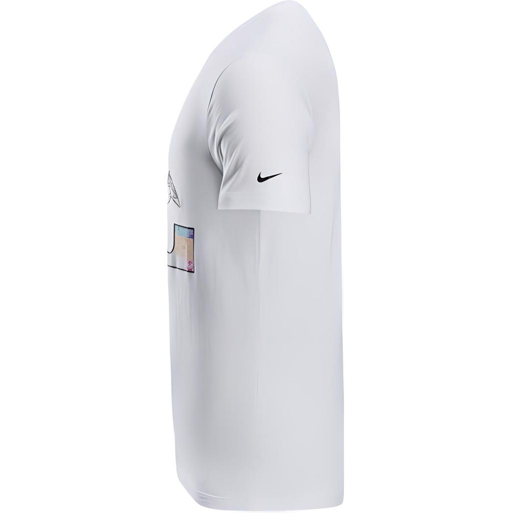 Nike LeBron Rundhals Baumwolle Bequemes Kurzarm T-Shirt Herren Tops Weiß HF6190-100