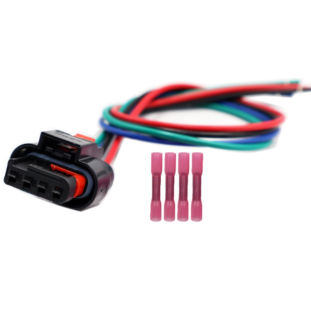 Fuel Rail Pressure Sensor Connector Pigtail Compatible with Chevy and GM 2017-2024 with L5P Duramax 6.6L Engine Wiring Harness Plug