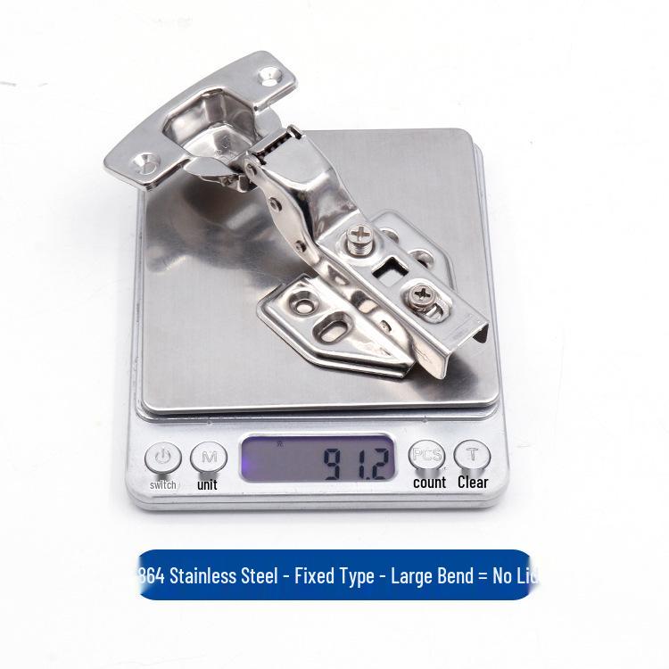 304 Stainless Steel Soft Close Hydraulic Cabinet Hinges - Thickened, Two-Stage Force for Furniture