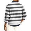 Men's Round Neck Long Sleeve Ribbed Knit Pullover
