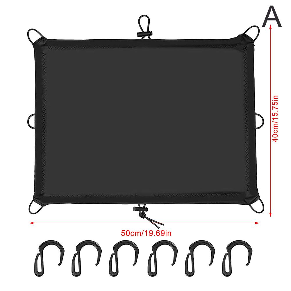 Waterproof Elastic Motorcycle Luggage Cover Cargo Net Helmet Holder Tail Bag Oil Tank Cover 6 Hooks Motor Motorcycle Accessories