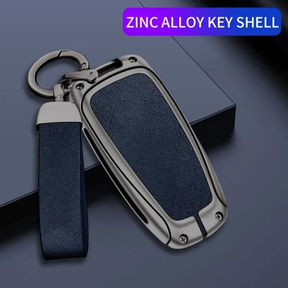 Zinc Alloy Car Remote Key Case for Ford Ranger Wildtrak Remote Control Protector for Ford Ranger Wildtrak Key Cover Accessories