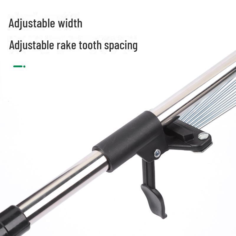 Stainless Steel Agricultural Floor Rake for Grass and Leaves