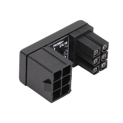 6Pin Female To 6pin Male Graphics Card Adapter 180 Degree Angled Adapter Welded Firmly 6Pin U Turn for Graphics