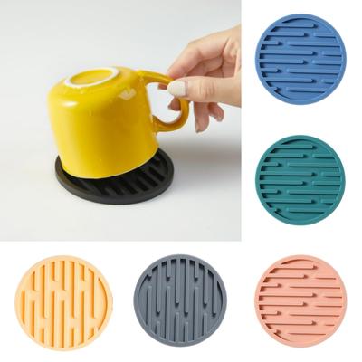 1PC Silikon Drain Coaster Mehrzweck Hitzebeständiger Schutz Getränkehalter Abtropfmatte Abtropfunterlage Tisch Tischset
