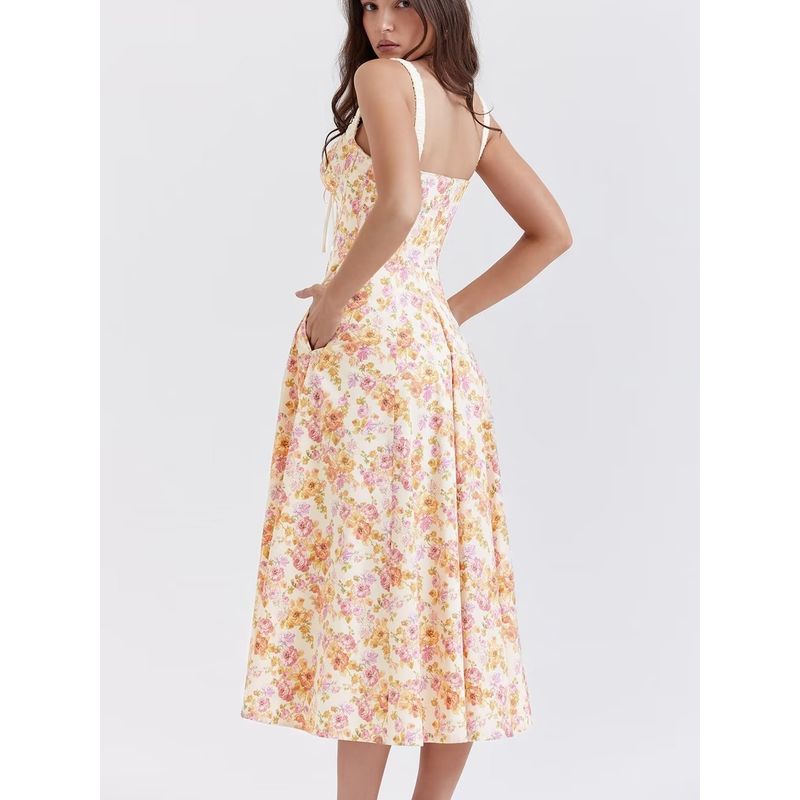 Houseof Vacation Style Slim Looking Long Dress Sling