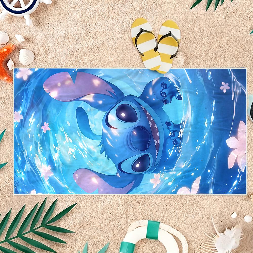 S-Stitch summer Beach Towel Ultra-fine Fiber Quick Drying Absorbent Beach Swimming Vacationvacation Essentials