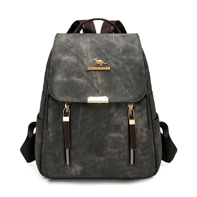 Schoolbag Backpack New Vintage 1011 Fashion Leisure Student School Bag Outdoor Travel Lightweight Simple Women's Backpack