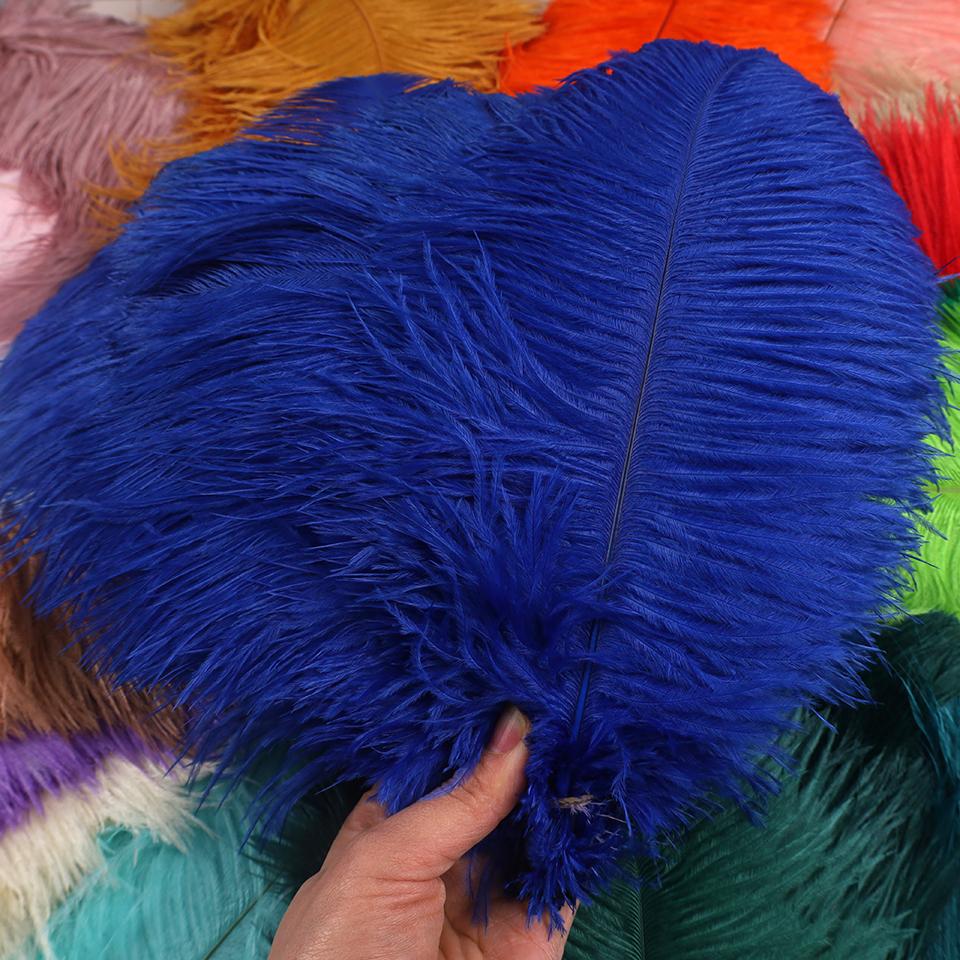 50pcs Ostrich Feathers for Crafts Wedding Decoration Handicraft Accessories Table Centerpieces Carnival Plumas Decor Wholesale