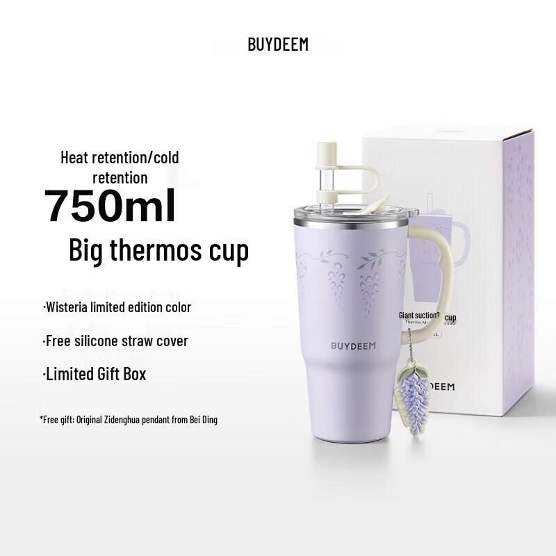 Buydeem Spring Limited Wisteria 750ml Insulated Mug