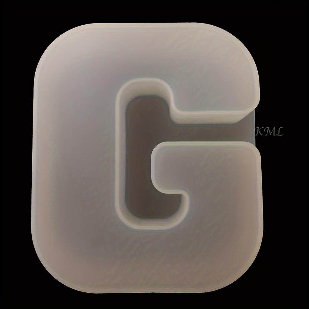 26 Stück Silikonform für englische Buchstaben, 10 Silikonformen für Ziffern, 26 Buchstaben- und Zahlenformen Handgefertigter Buchstaben-Harzguss