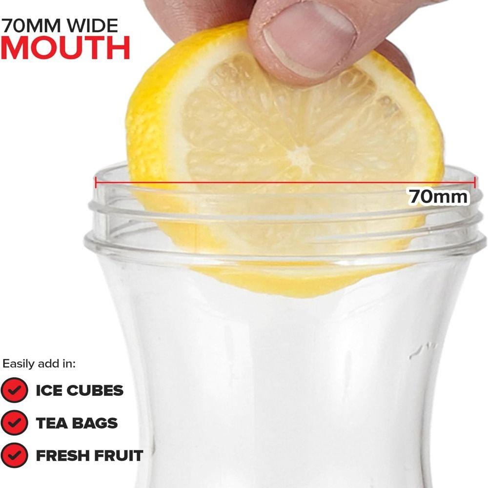 32OZ 1000ML Juice Carafe Plastic Juice Container High Quality Drink Pitchers  for Fridge