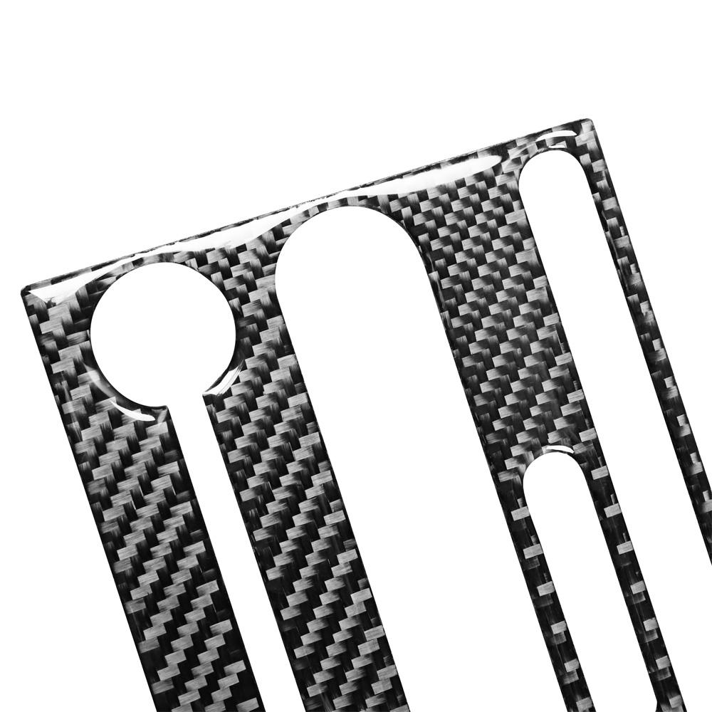 Carbon Fiber Console Radio Control Panel Cover Trim For Ford Mustang 2005-2009
