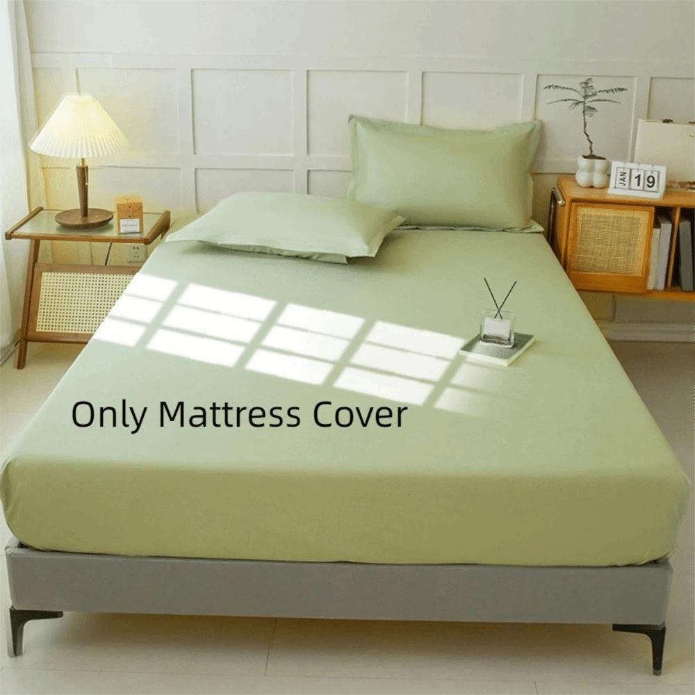 Non-slip Solid Color Mattress Cover Skin-friendly Urinary Barrier Bed Sheet Bed Cover  Elderly